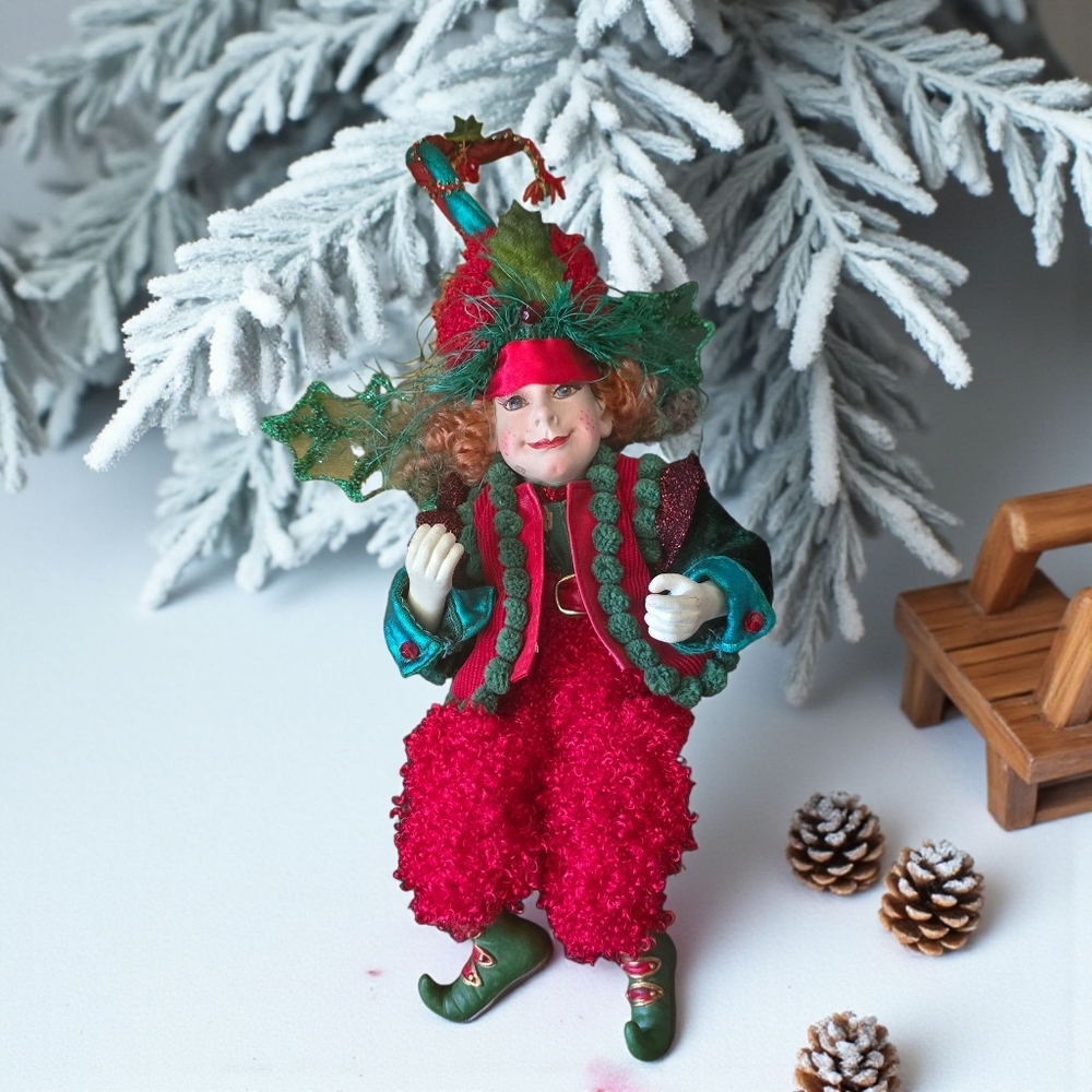 Vintage Mark Roberts Elf Fairy Doll – 11” Holiday Decoration